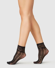 Erica Crochet sock Black