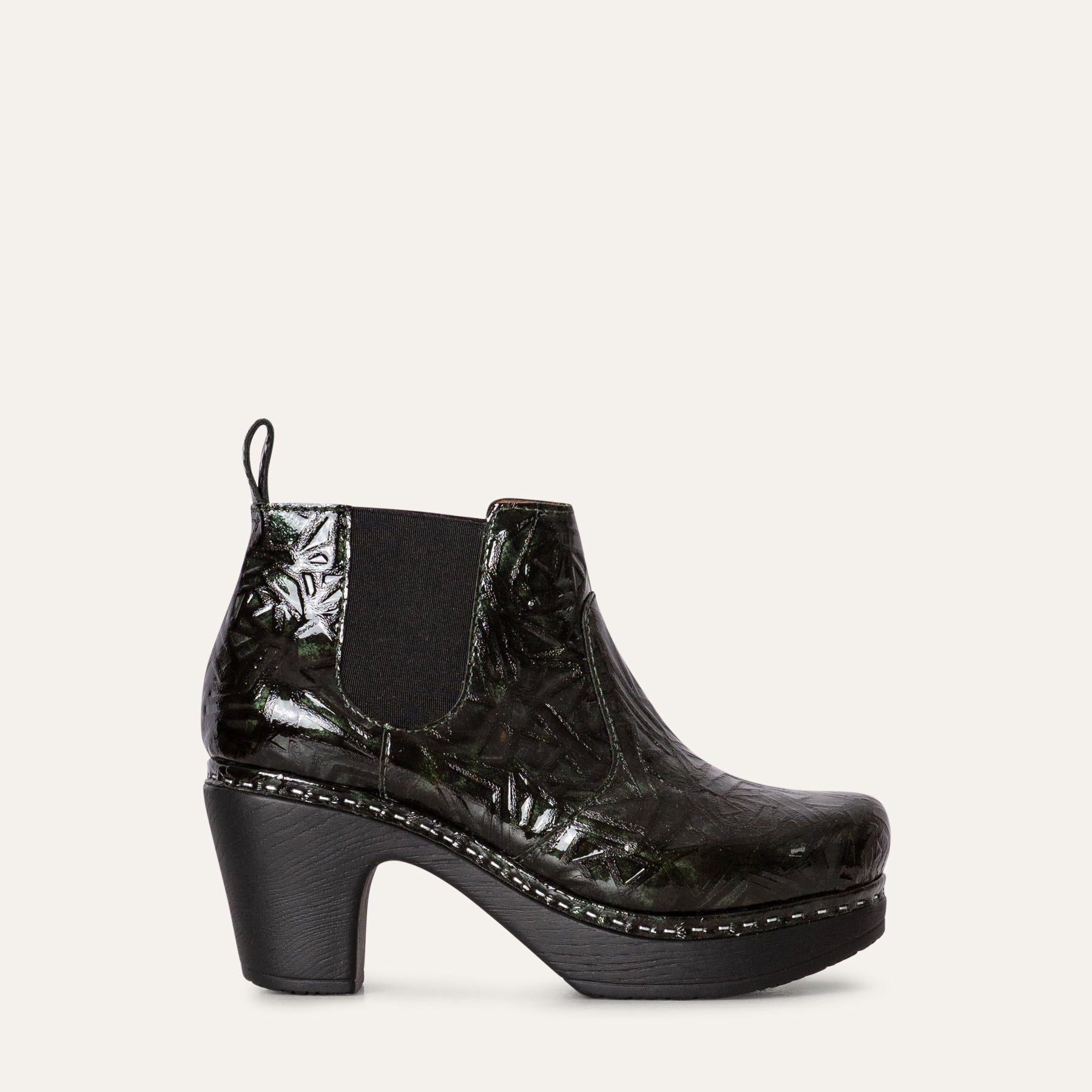 Doris greeb patent leather clog boot Calou