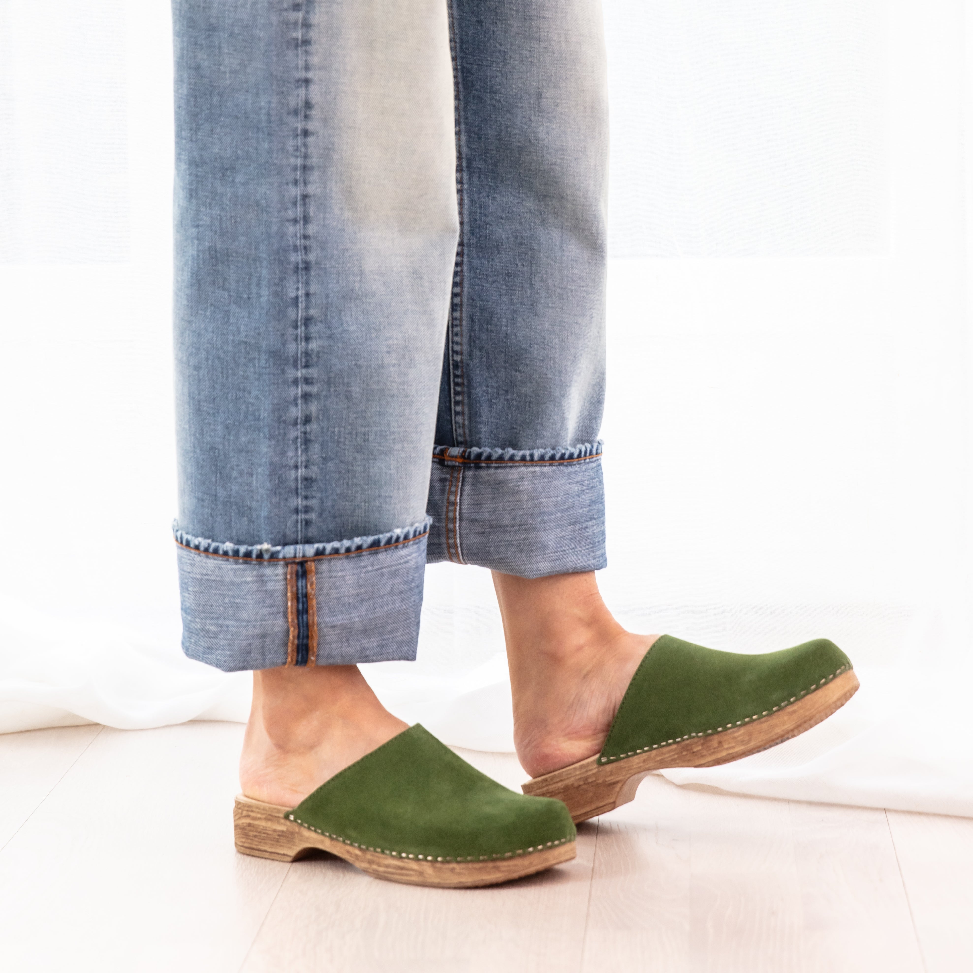 Helena Green Suede