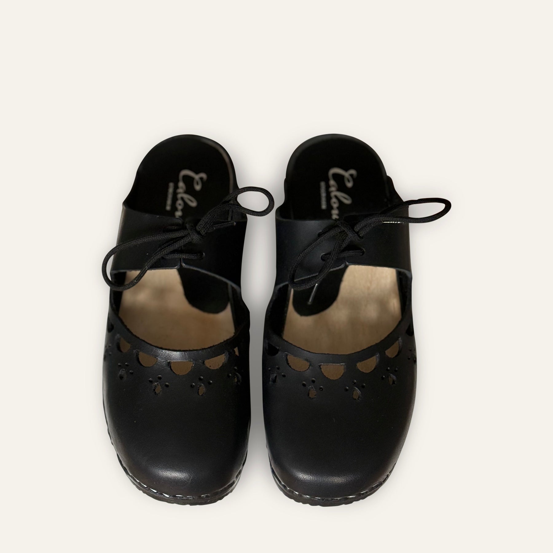 Knyta Black - clogs