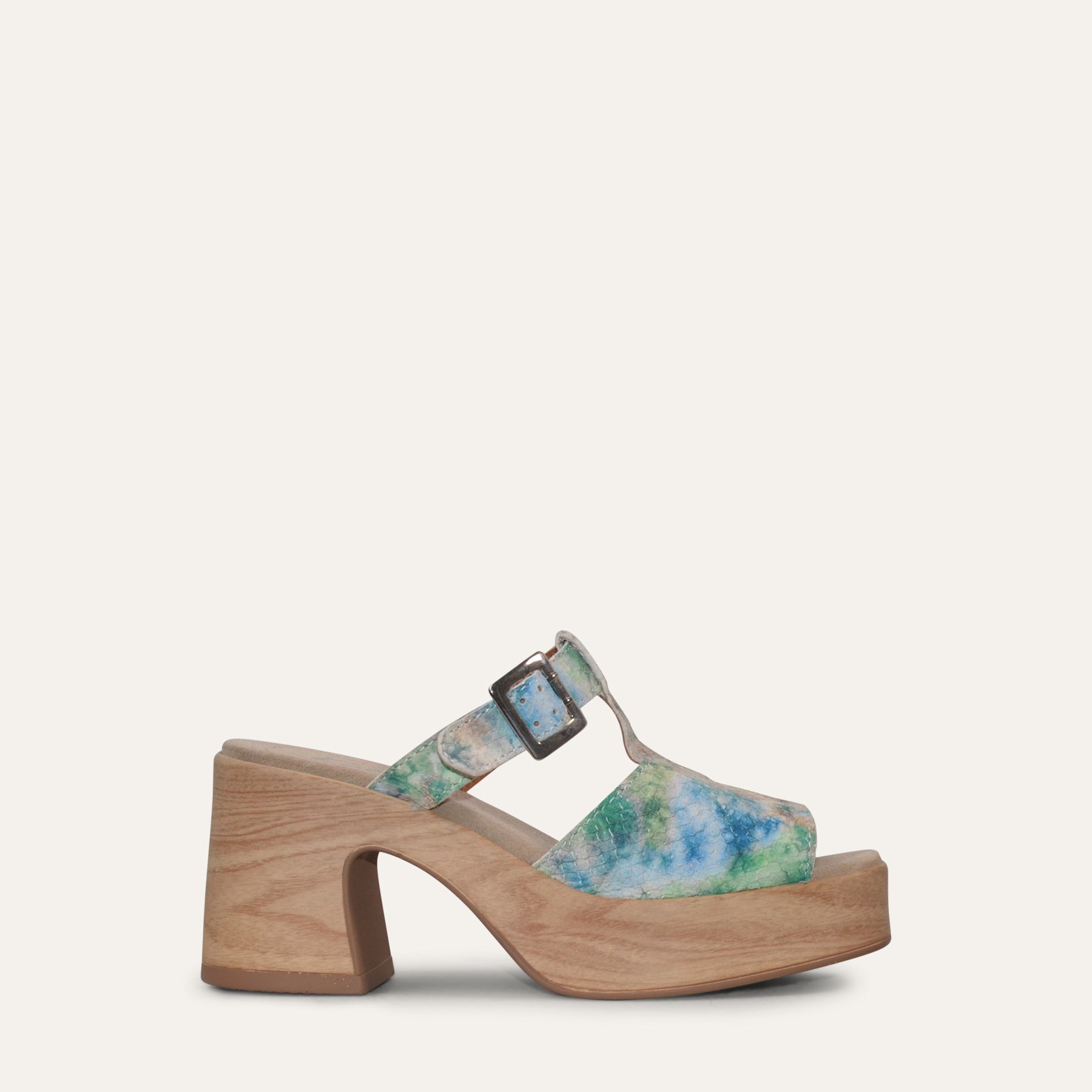 Kicki multicolored clog sandal Calou Stockholm