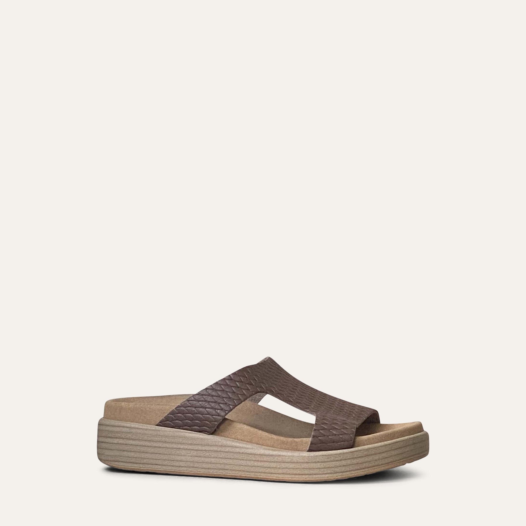 Lillian brown leather sandal Calou Stockholm
