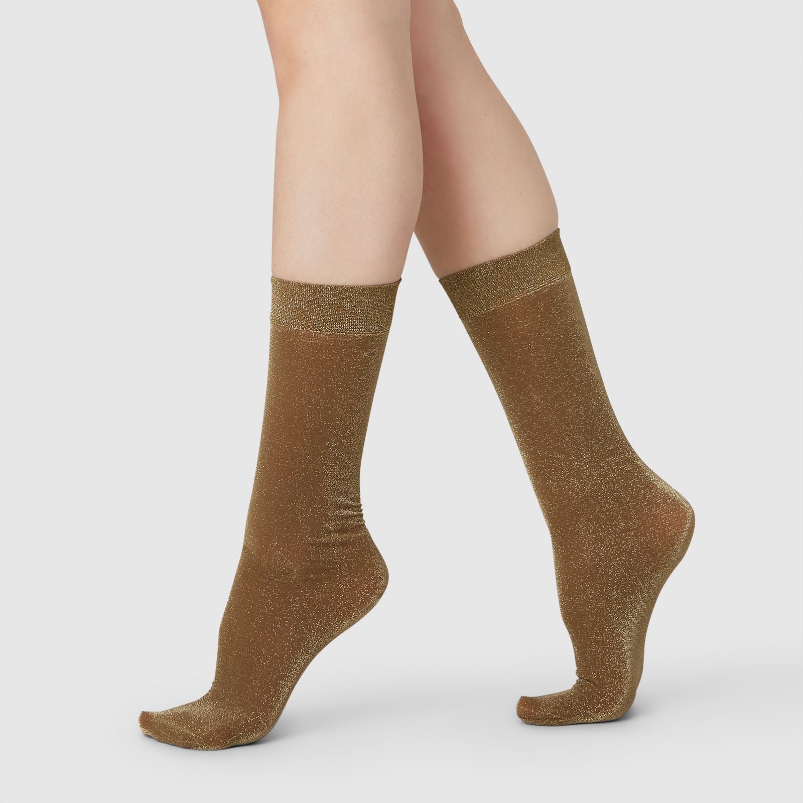 SHIMMERY SOCKS INES Taupe