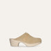 Annika Beige Suede Clog