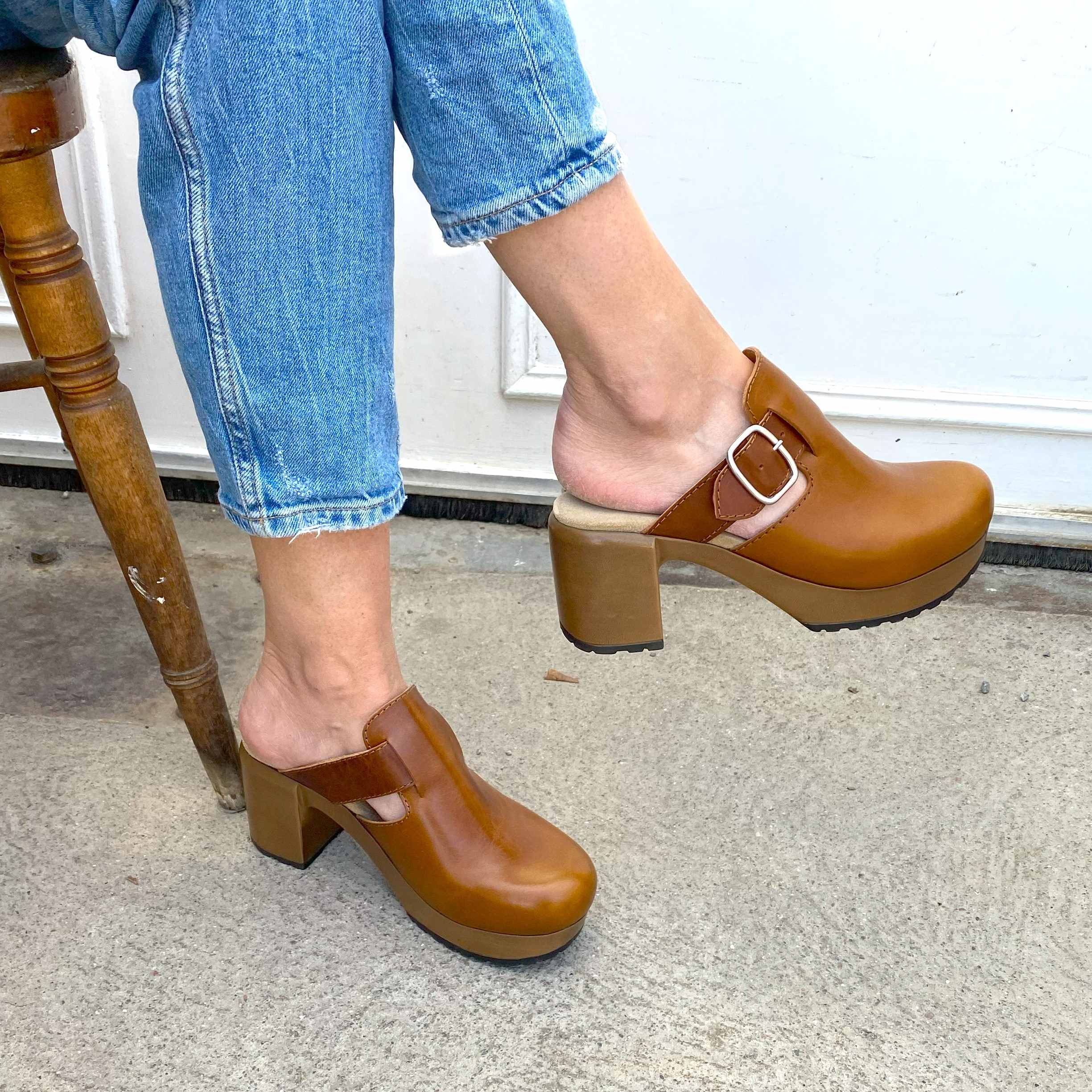 Tuva Clog Brown